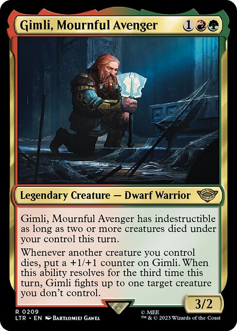 Gimli, Mournful Avenger (LTR 209) [The Lord of the Rings: Tales of Middle-earth]