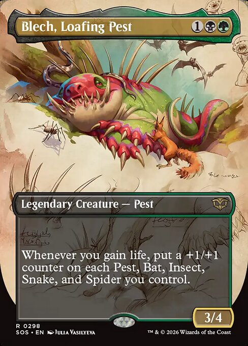 Blech, Loafing Pest (SOS 298) [Secrets of Strixhaven]