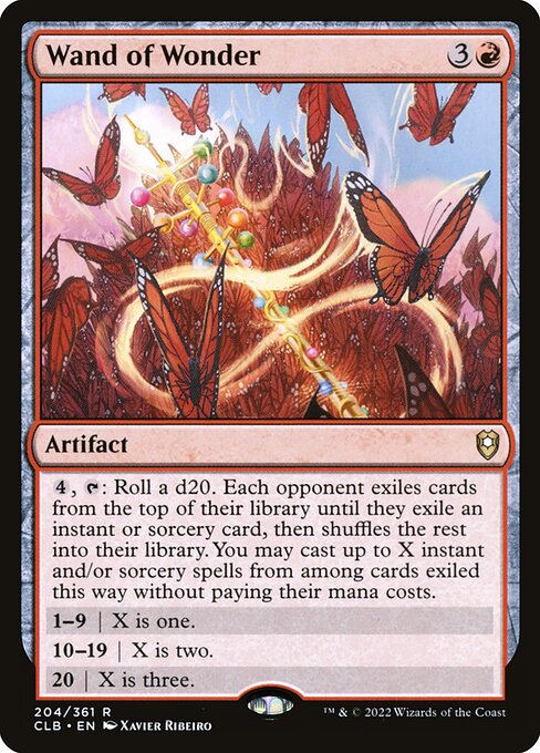 Wand of Wonder (CLB 204) [Commander Legends: Battle for Baldur's Gate]