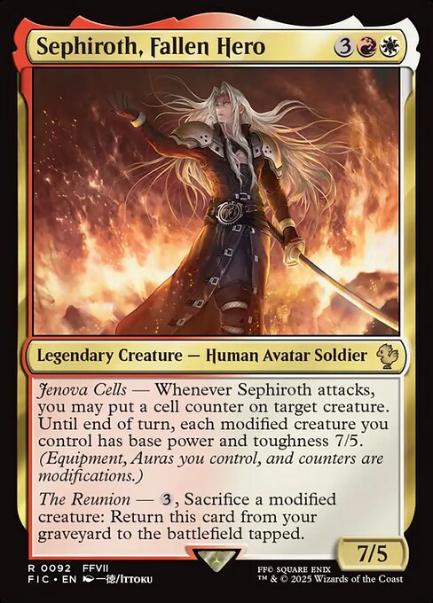 Sephiroth, Fallen Hero (FIC 92) [Final Fantasy Commander]