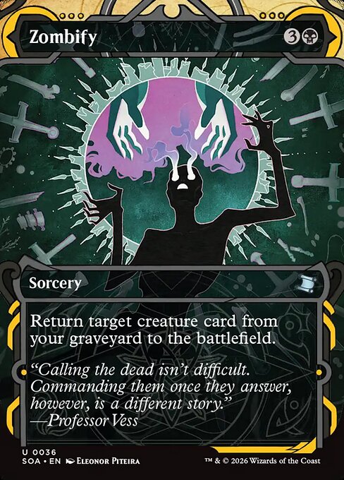 Zombify (SOA 36) [Secrets of Strixhaven Mystical Archive]