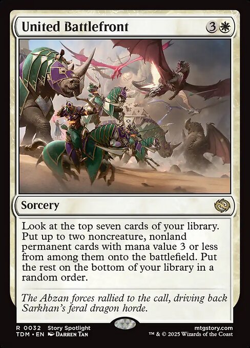 United Battlefront (TDM 32) [Tarkir: Dragonstorm]