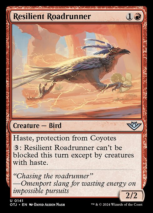 Resilient Roadrunner (OTJ 141) [Outlaws of Thunder Junction]