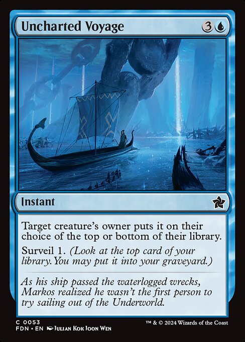 Uncharted Voyage (FDN 53) [Foundations]