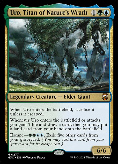 Uro, Titan of Nature's Wrath (M3C 277) [Modern Horizons 3 Commander]