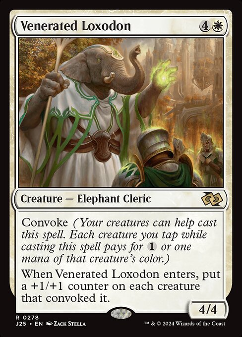 Venerated Loxodon (J25 278) [Foundations Jumpstart]