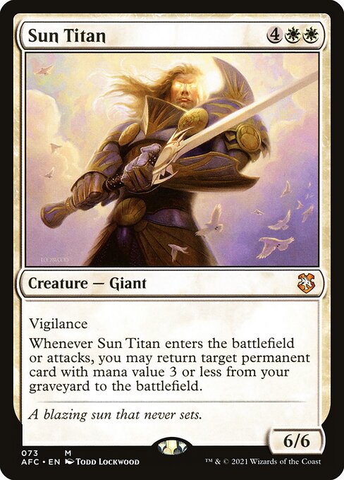 Sun Titan (AFC 73) [Forgotten Realms Commander]