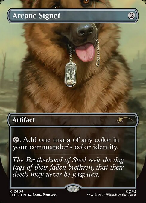 Arcane Signet (Borderless) (SLD 2464) [Secret Lair Drop]