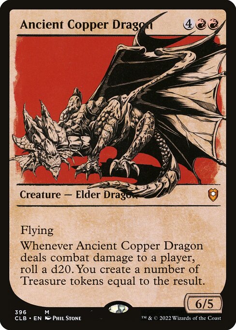 Ancient Copper Dragon (CLB 396) [Commander Legends: Battle for Baldur's Gate]