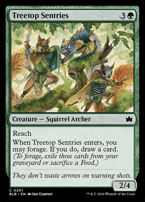 Treetop Sentries (BLB 201) [Bloomburrow]