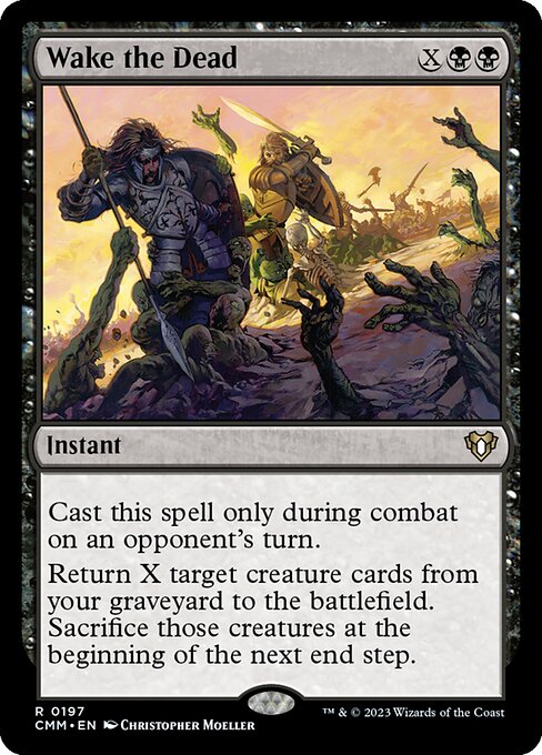 Wake the Dead (CMM 197) [Commander Masters]