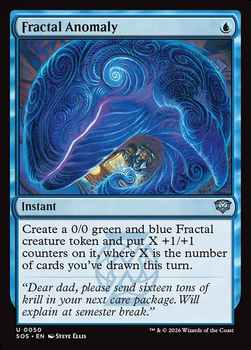 Fractal Anomaly (SOS 50) [Secrets of Strixhaven]