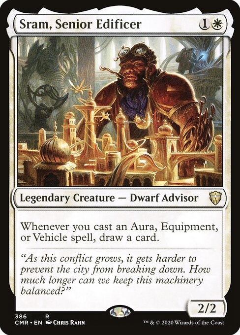 Sram, Senior Edificer (CMR 386) [Commander Legends]