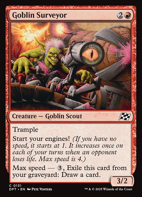 Goblin Surveyor (DFT 131) [Aetherdrift]