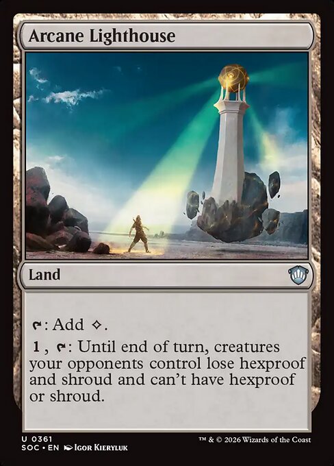Arcane Lighthouse (SOC 361) [Secrets of Strixhaven Commander]