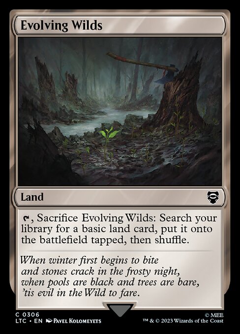 Evolving Wilds (LTC 306) [Tales of Middle-earth Commander]