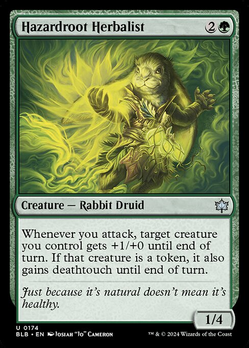 Hazardroot Herbalist (BLB 174) [Bloomburrow]