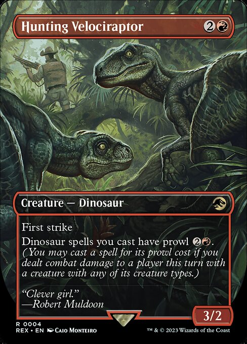 Hunting Velociraptor (REX 4) [Jurassic World Collection]