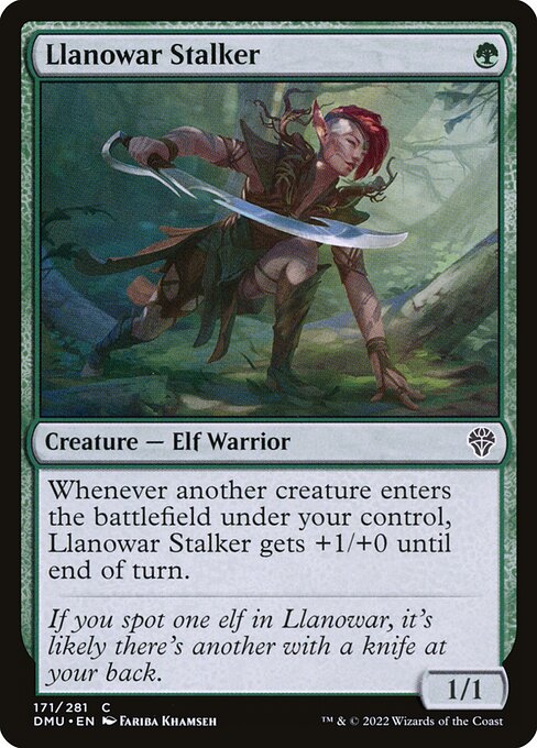 Llanowar Stalker (DMU 171) [Dominaria United]