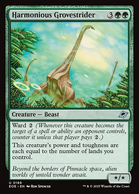 Harmonious Grovestrider (EOE 189) [Edge of Eternities]