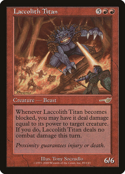Laccolith Titan (NEM 89) [Nemesis]