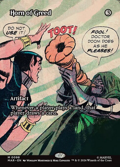 Horn of Greed (MAR 98) [Marvel Universe]