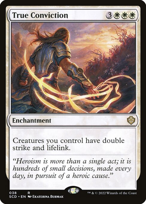 True Conviction (SCD 38) [Starter Commander Decks]
