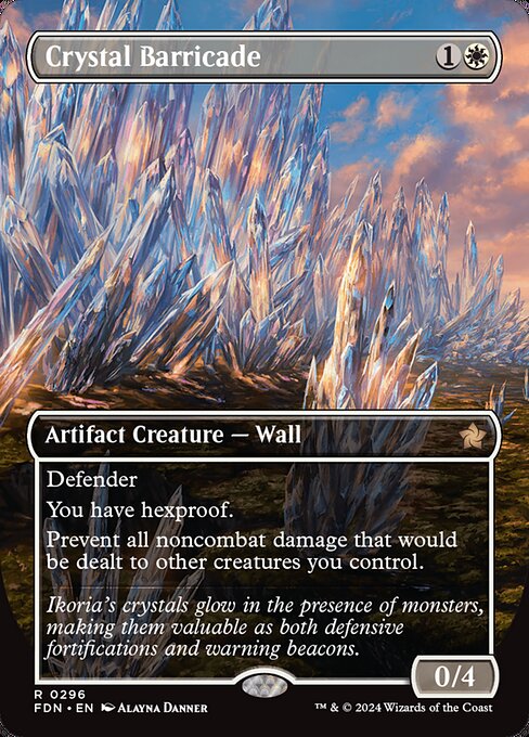 Crystal Barricade (FDN 296) [Foundations]
