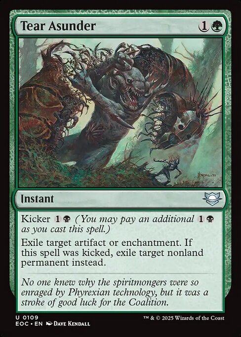 Tear Asunder (EOC 109) [Edge of Eternities Commander]