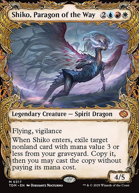 Shiko, Paragon of the Way (TDM 317) [Tarkir: Dragonstorm]