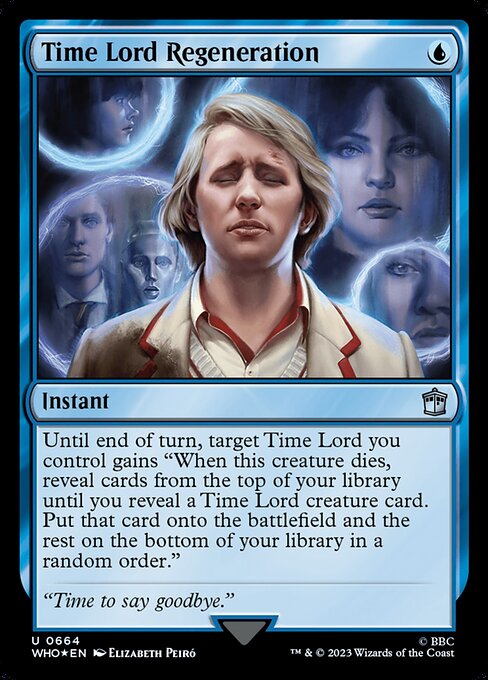 Time Lord Regeneration (WHO 664) [Doctor Who]