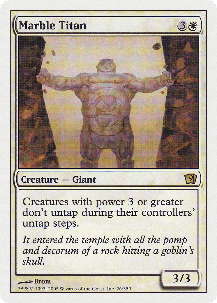 Marble Titan [Ninth Edition]