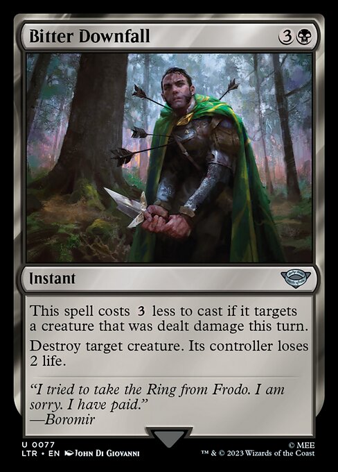 Bitter Downfall (LTR 77) [The Lord of the Rings: Tales of Middle-earth]