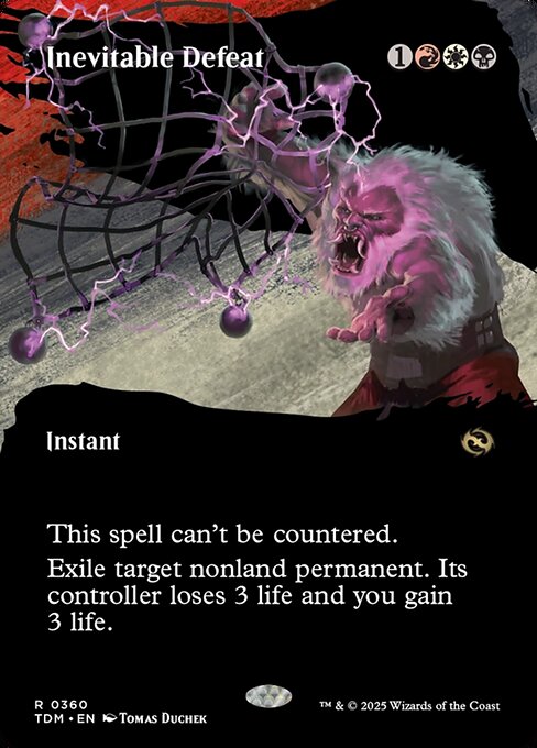 Inevitable Defeat (TDM 360) [Tarkir: Dragonstorm]