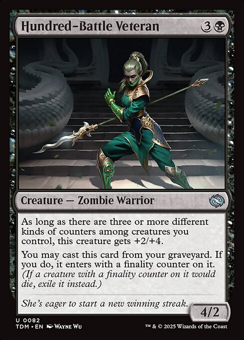 Hundred-Battle Veteran (TDM 82) [Tarkir: Dragonstorm]