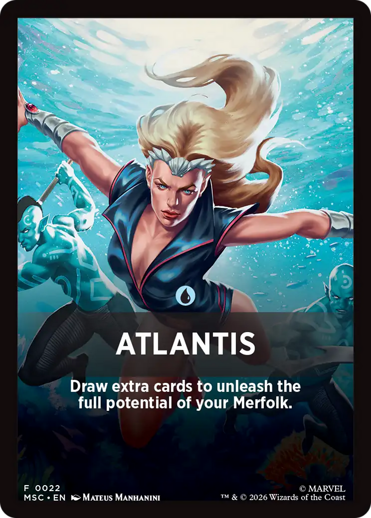 Atlantis Theme Card [Marvel Super Heroes Commander]