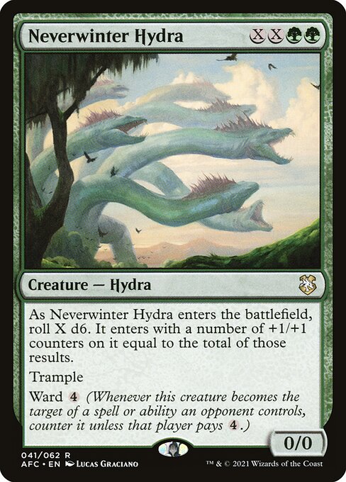 Neverwinter Hydra (AFC 41) [Forgotten Realms Commander]