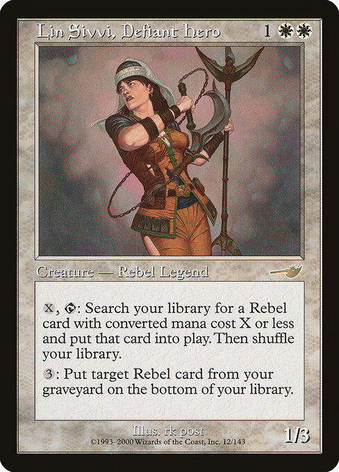 Lin Sivvi, Defiant Hero (NEM 12) [Nemesis]