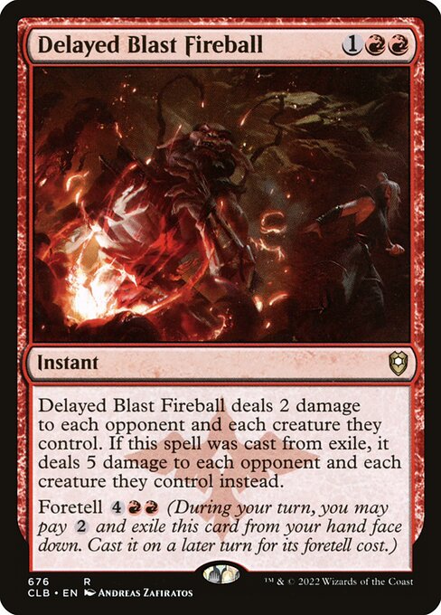 Delayed Blast Fireball (CLB 676) [Commander Legends: Battle for Baldur's Gate]