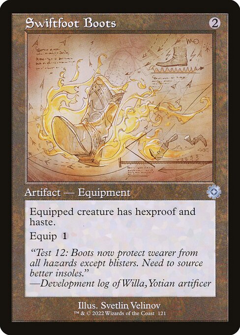 Swiftfoot Boots (Retro Frame) (BRR 121) [The Brothers' War Retro Artifacts]