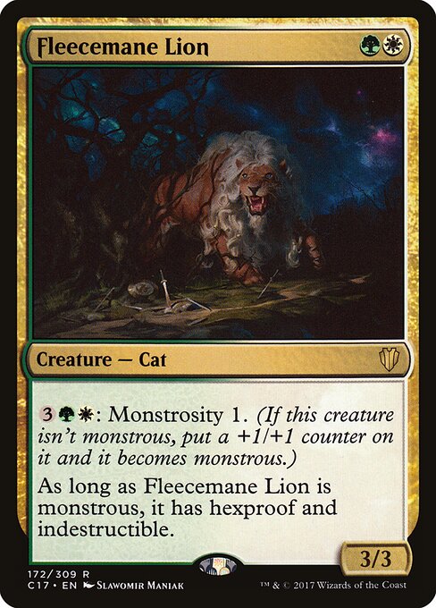 Fleecemane Lion (C17 172) [Commander 2017]