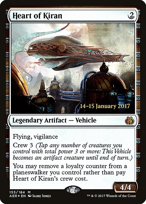Heart of Kiran (PAER 153s) [Aether Revolt Promos]