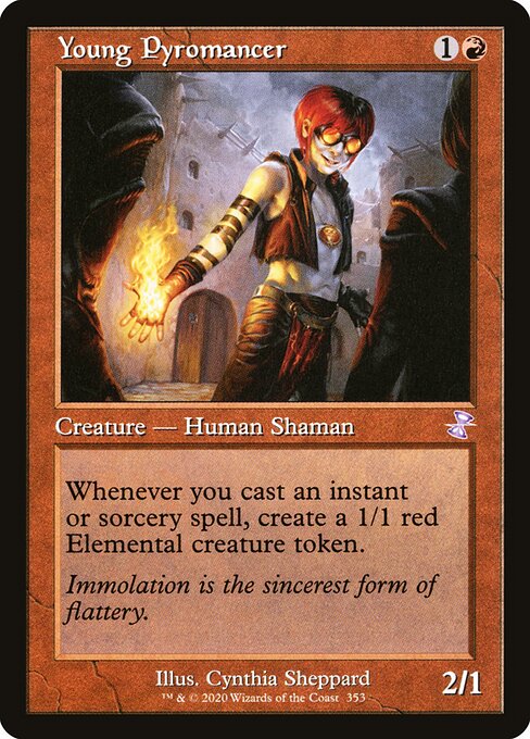 Young Pyromancer (TSR 353) [Time Spiral Remastered]