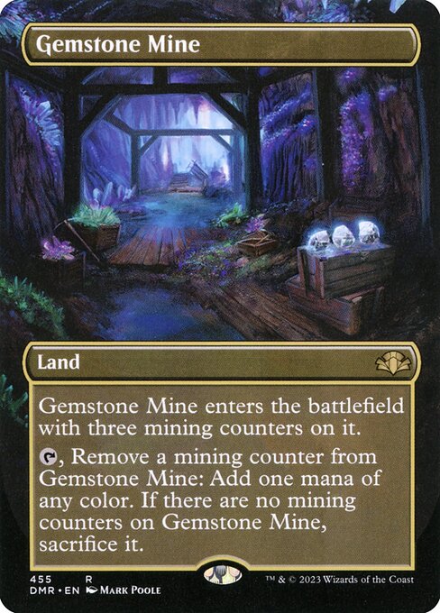 Gemstone Mine (Borderless) (DMR 455) [Dominaria Remastered]