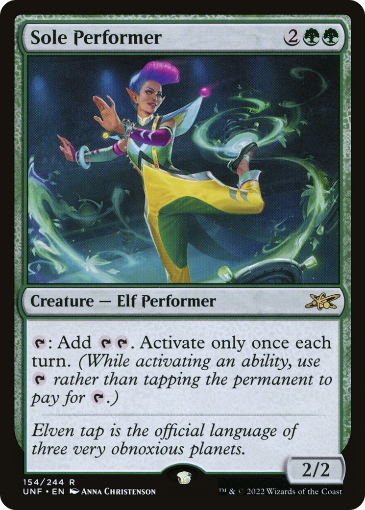 Sole Performer [Unfinity]