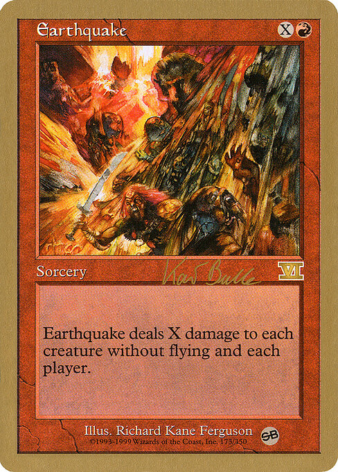 Earthquake (WC99 kb173sb) [World Championship Decks 1999]