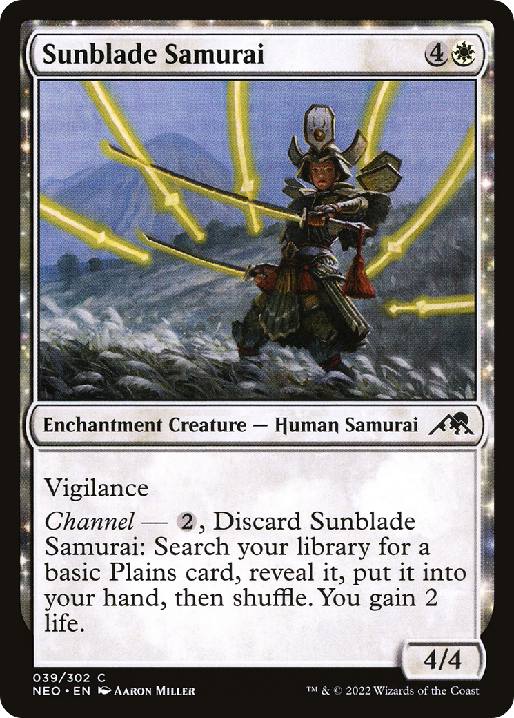 Sunblade Samurai [Kamigawa: Neon Dynasty]