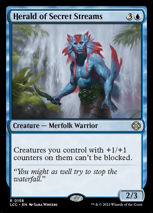 Herald of Secret Streams (LCC 158) [The Lost Caverns of Ixalan Commander]