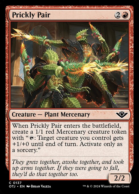 Prickly Pair (OTJ 137) [Outlaws of Thunder Junction]