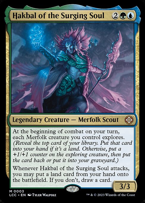 Hakbal of the Surging Soul (LCC 3) [The Lost Caverns of Ixalan Commander]